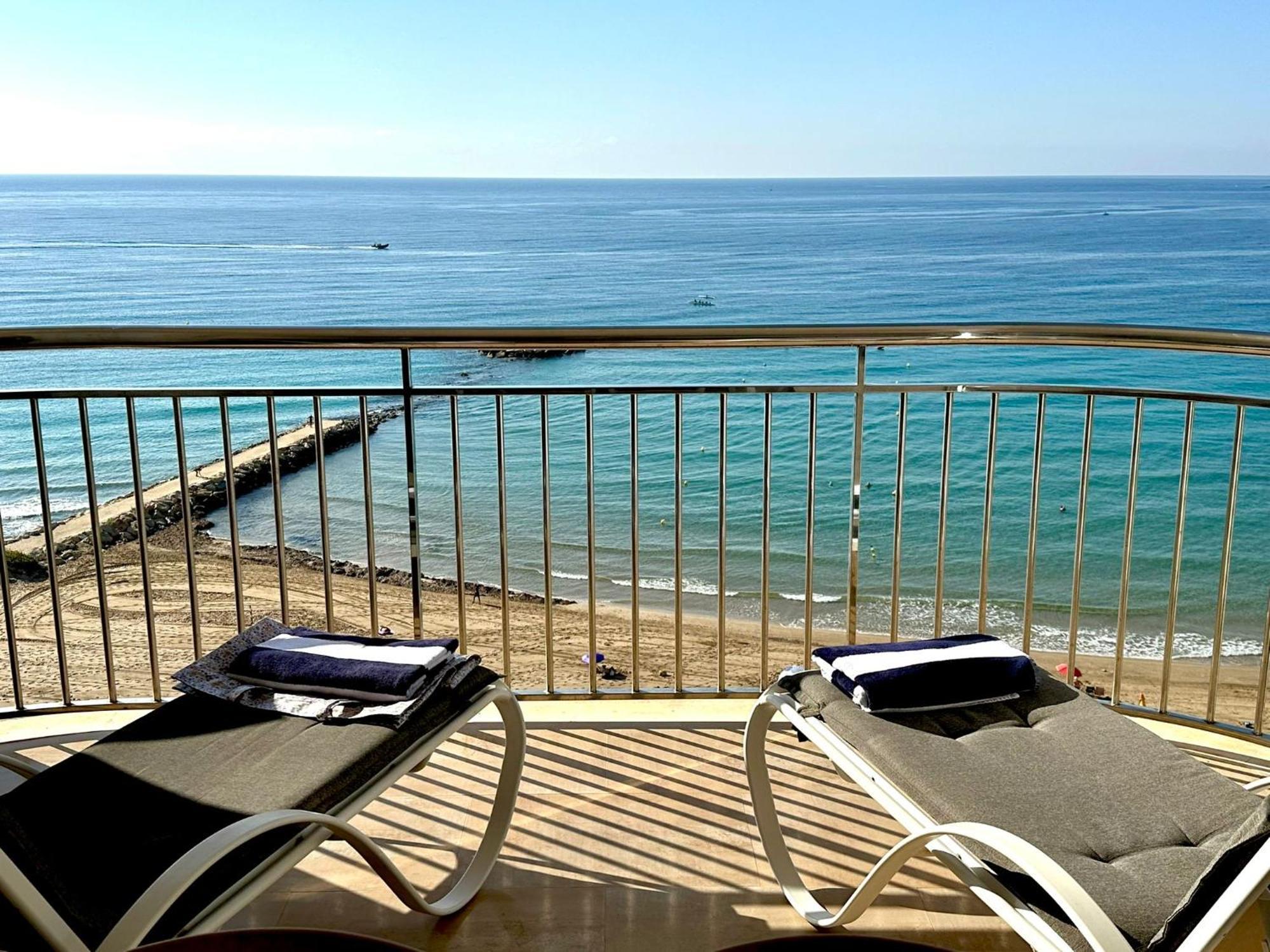 Porto Azul 10A Frontal Penon & Sea View First Line Arenal Beach كاليبي المظهر الخارجي الصورة